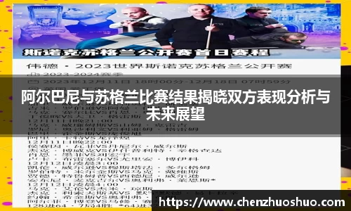 阿尔巴尼与苏格兰比赛结果揭晓双方表现分析与未来展望